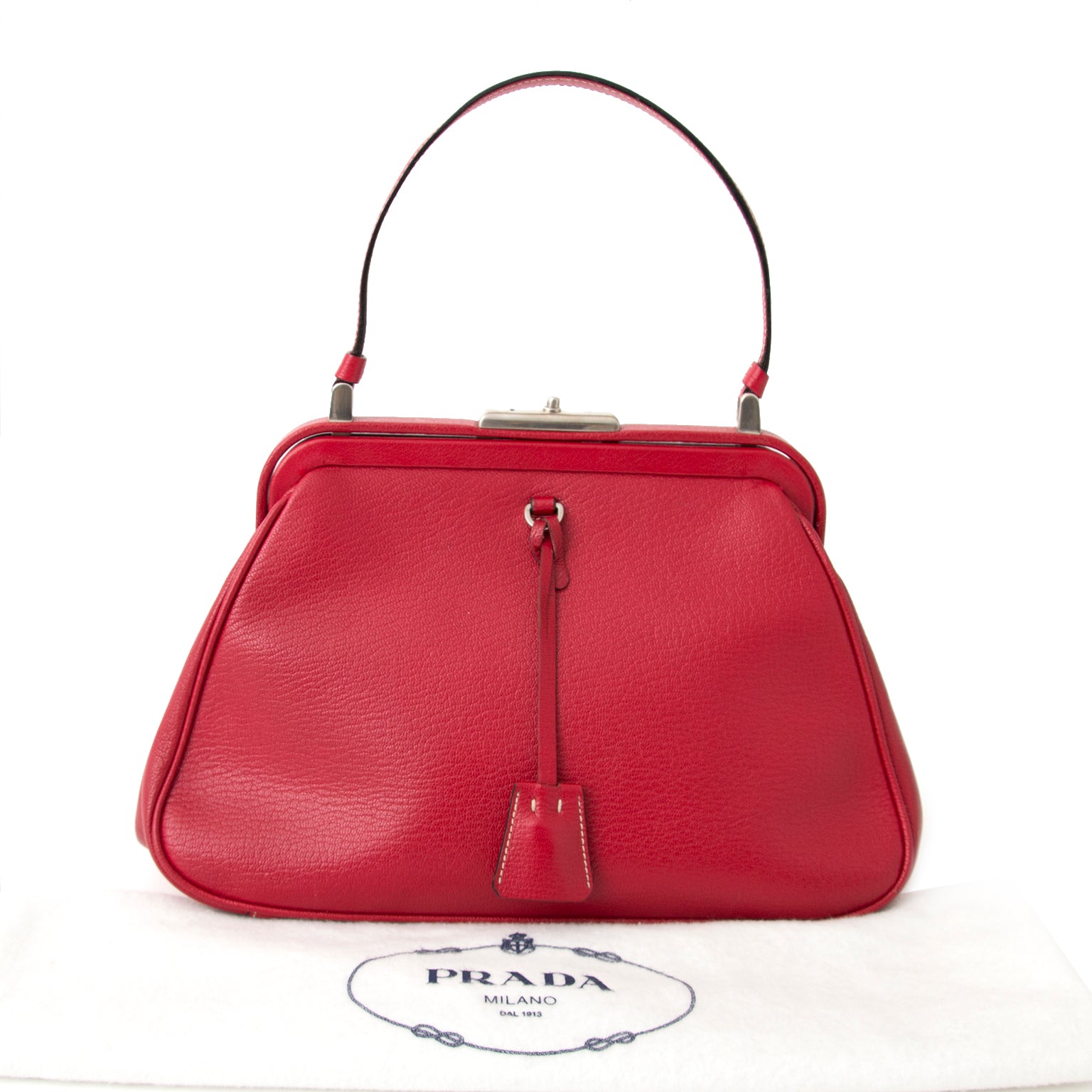 shop safe online at the best price Prada Red Doctors Bag online webshop labellov.com
