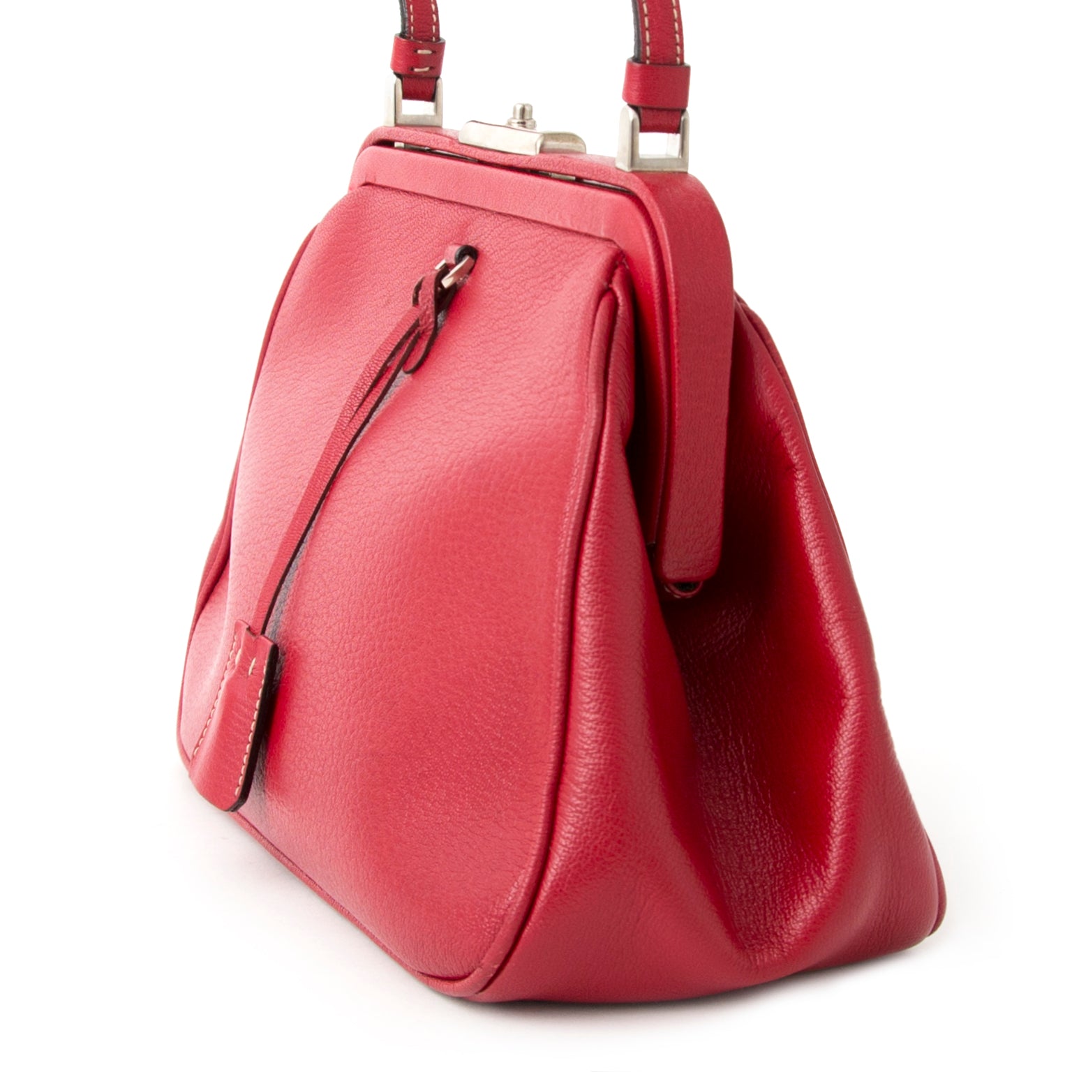 acheter en ligne pour le meilleur prix sac a main Prada Red Doctors Bag pour le meilleur prix