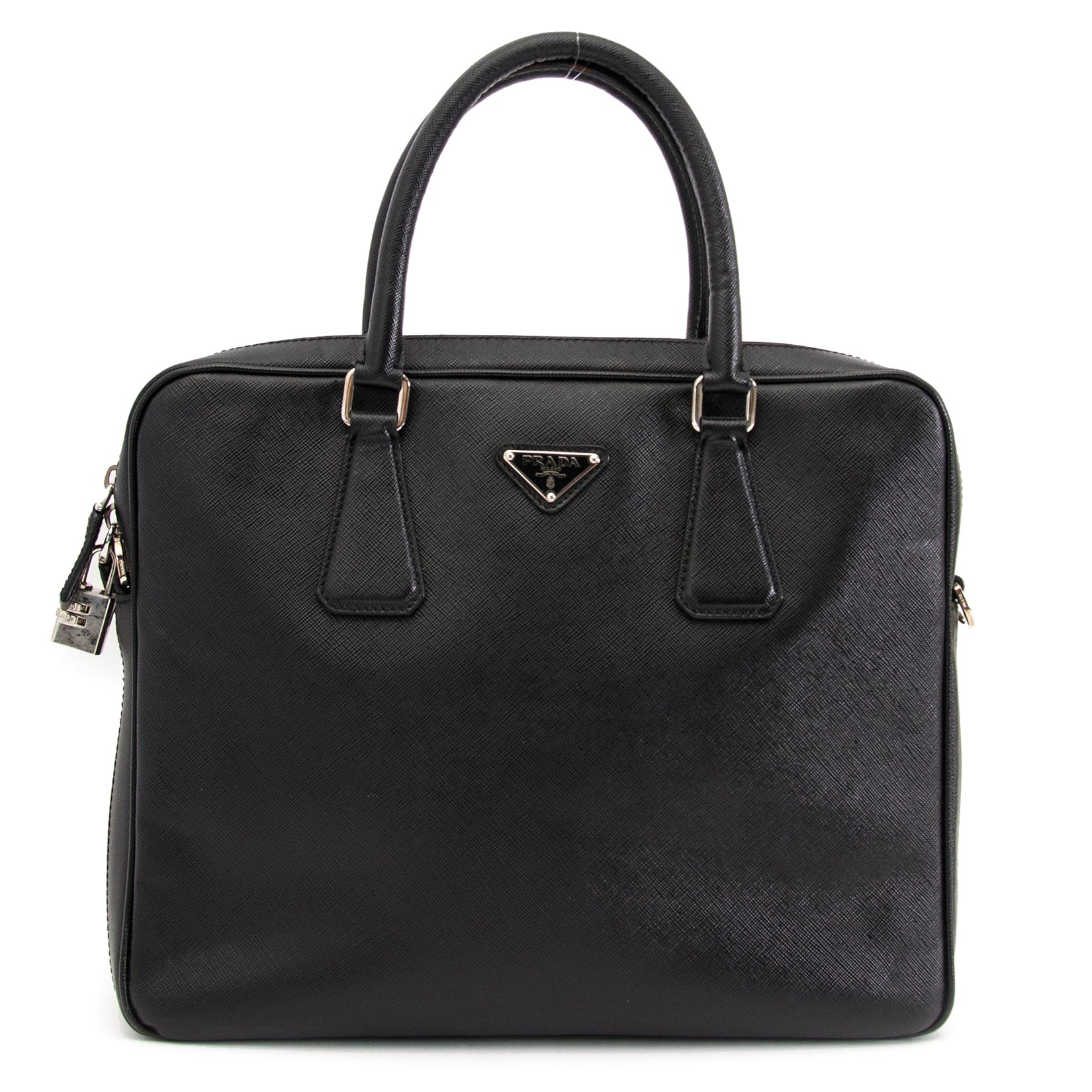 Prada Saffiano Leather Briefcase