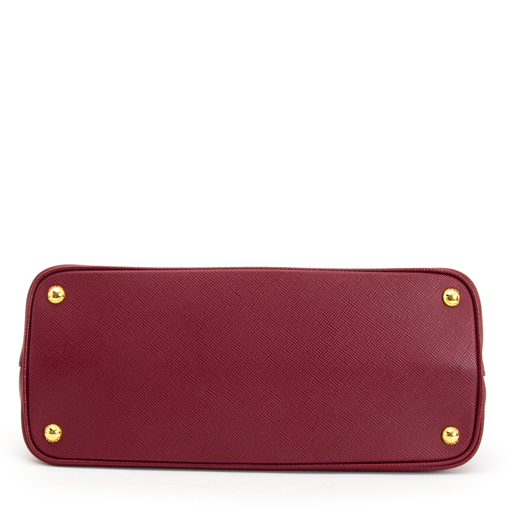 acheter en ligne pour le meilleur prix Prada Bordeaux Double Saffiano Leather Tote