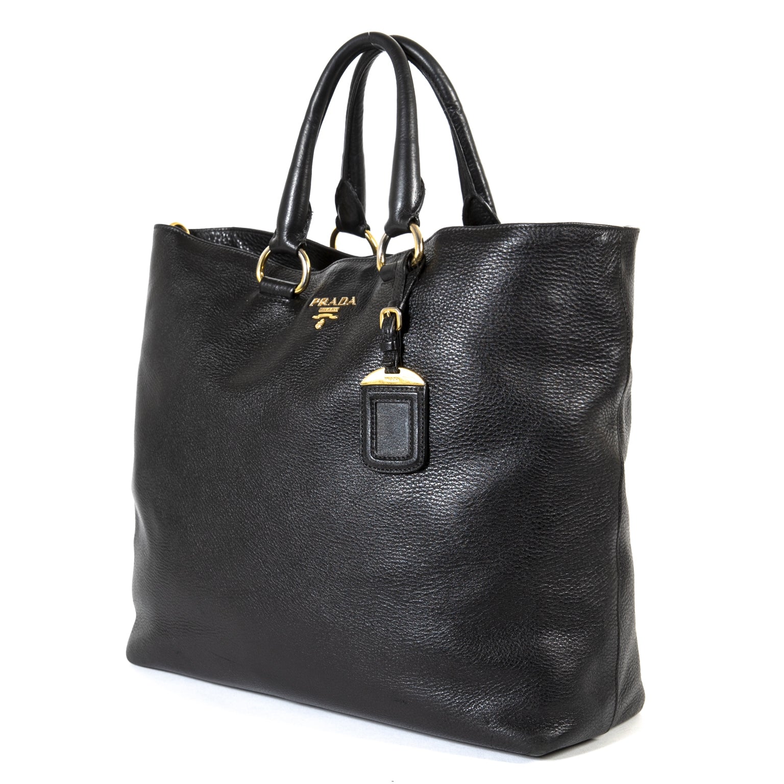 prada black shopper now for sale at labellov vintage fashion webshop belgium