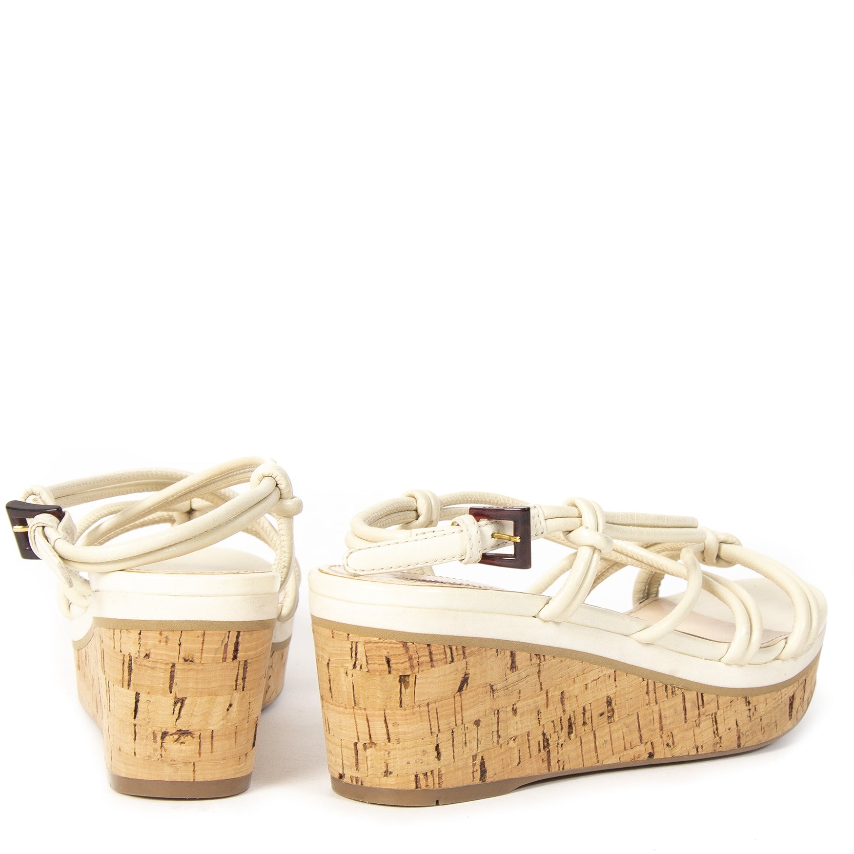 Prada Cork Flatform Sandals - size 36