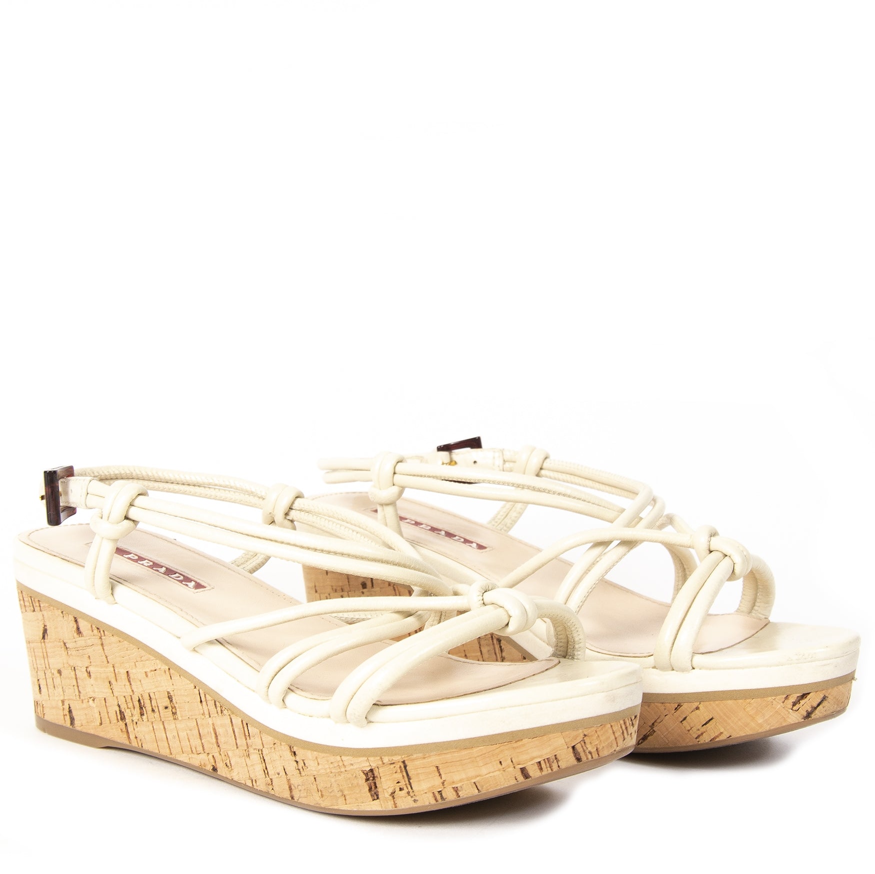 Prada Cork Flatform Sandals - size 36