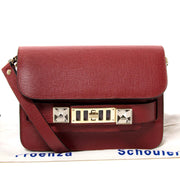 proenza schouler ps11 mini classic red plum bag now for sale at labellov vintage fashion webshop belgium