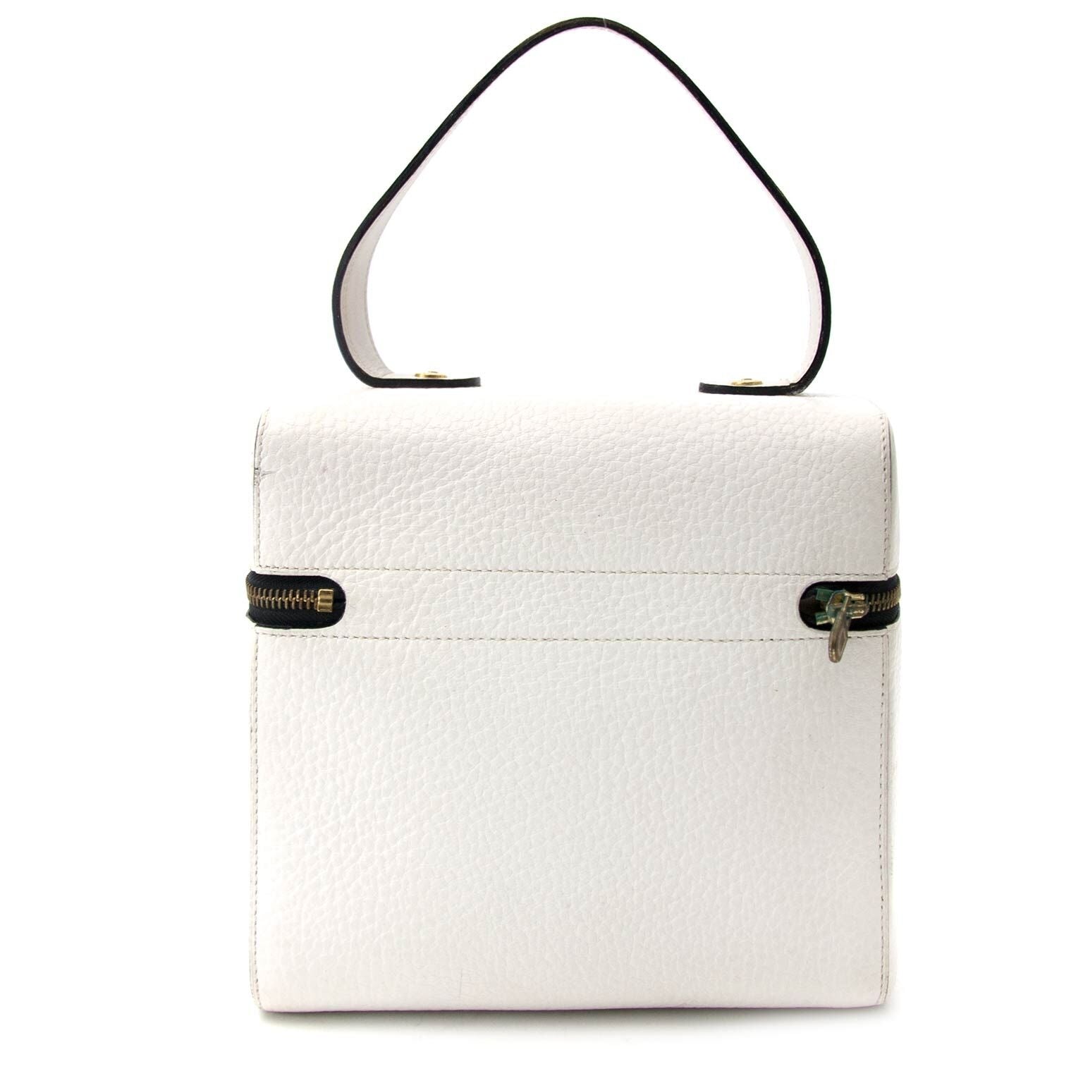 buy Delvaux white Leather Beautycase at labellov