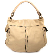 prada beige leather shoulder bag now for sale at labellov vintage fashion webshop belgium