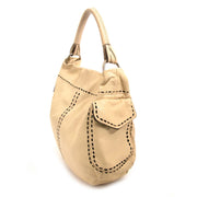 prada beige leather shoulder bag now for sale at labellov vintage fashion webshop belgium