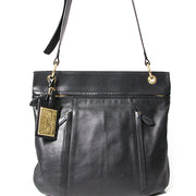 Ralph Lauren Black Cross Body Hobo Bag