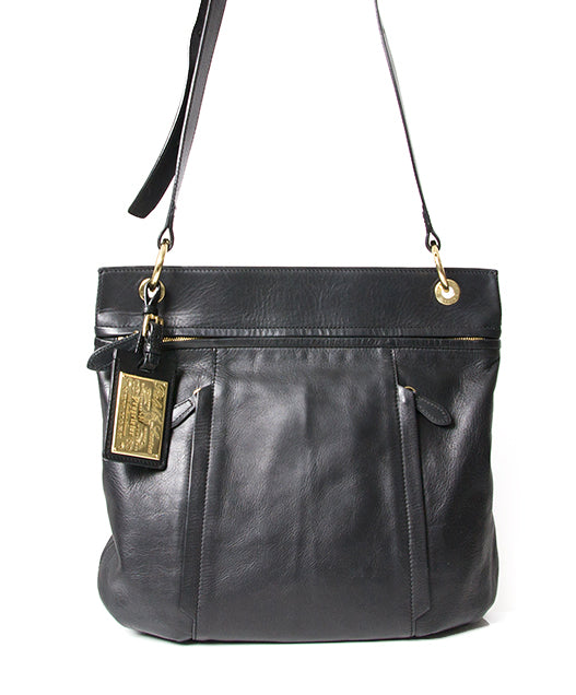 Ralph Lauren Black Cross Body Hobo Bag
