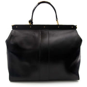 koop online tegen de beste prijs Ralph Lauren Sac Malette Black Boxcalf Bag