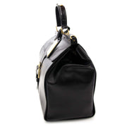 koop online tegen de beste prijs Ralph Lauren Sac Malette Black Boxcalf Bag
