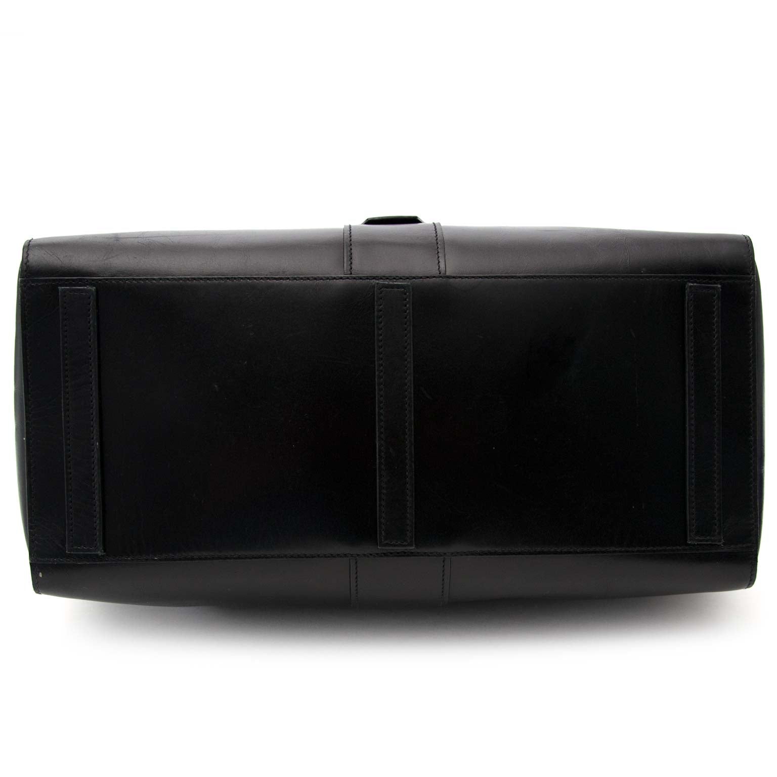 koop online tegen de beste prijs Ralph Lauren Sac Malette Black Boxcalf Bag