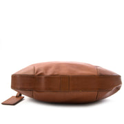 acheter en ligne pour le meilleur prix Ralph Lauren Brown Leather Hobo Bag