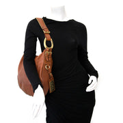 shop safe online your Ralph Lauren Brown Leather Hobo Bag