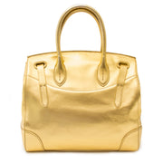 Koop uw authentieke Ralph Lauren Gold Leather Ricky Bag aan de beste prijs bij labellov