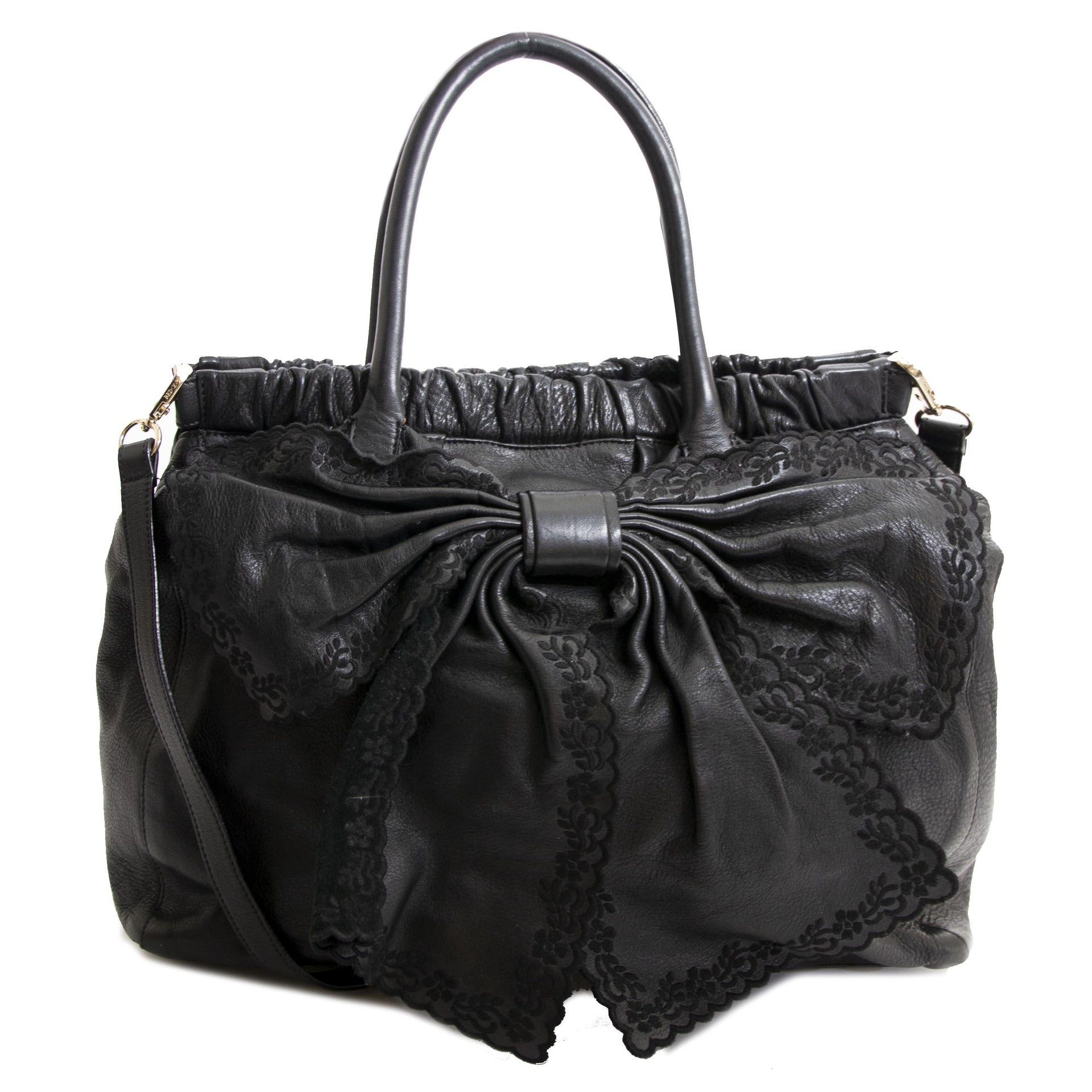 Red Valentino Black Bow Bag