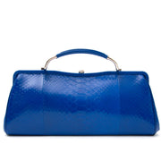 looking for a as new Ralph Lauren Electric Blue Python Clutch best price