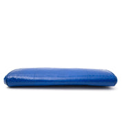 looking for a as new Ralph Lauren Electric Blue Python Clutch best price