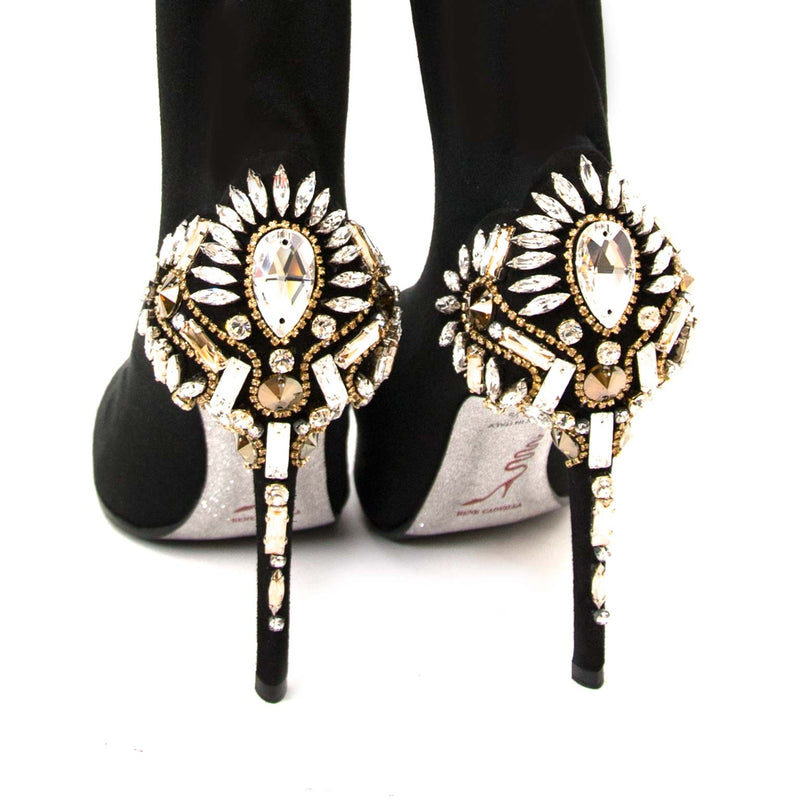 rene caovilla swarovski sok botten online bij labellov vintage fashion webshop