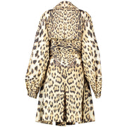 Roberto Cavalli Leopard Trench - size IT48 for sale online at Labellov secondhand