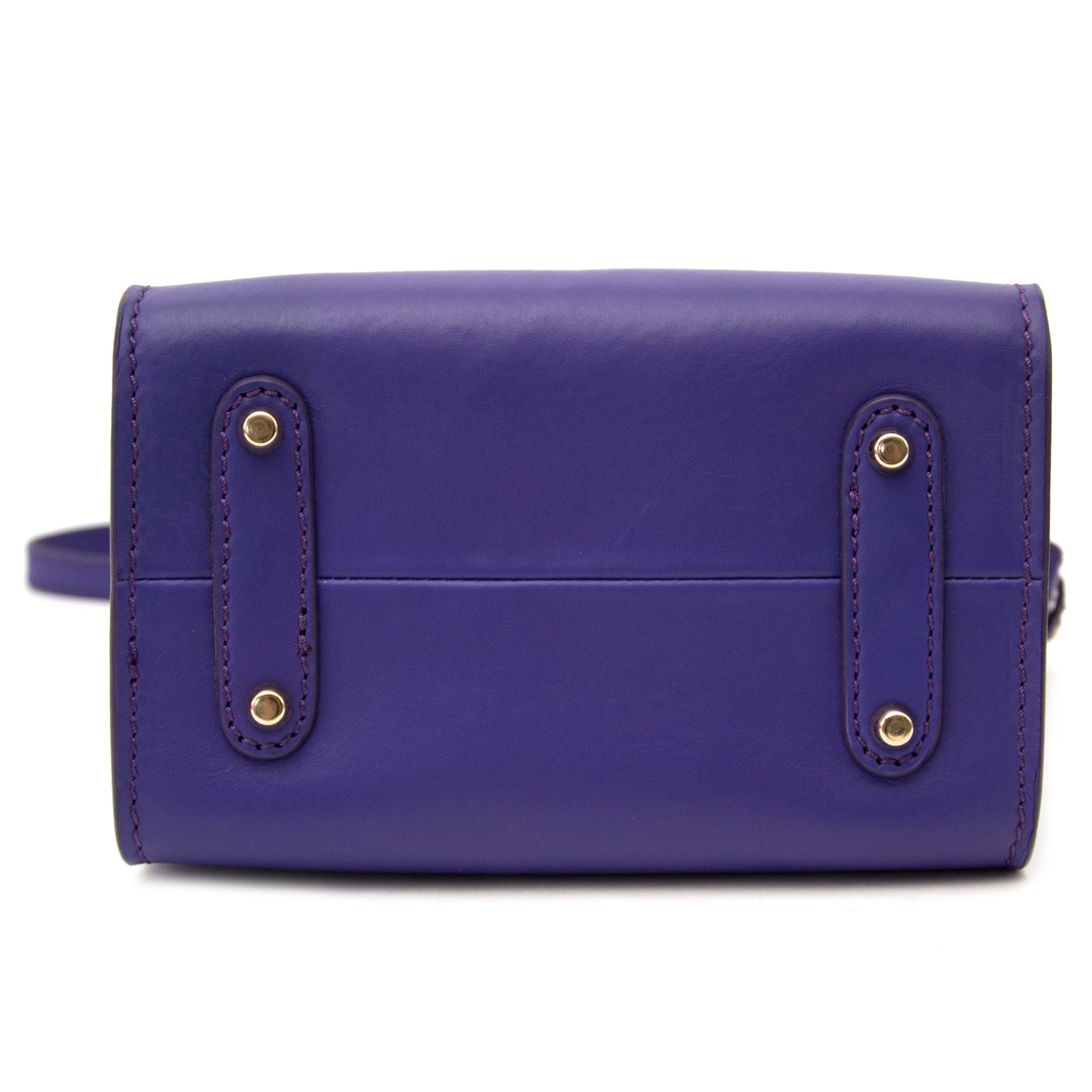 Are you looking for an authentic Roberto Cavalli Purple Box Shoulder Bag?
