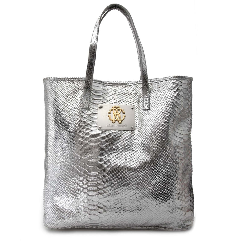 Roberto Cavalli Silver Python Bag Buy authentic designer Roberto Cavalli secondhand bags at Labellov at the best price. Safe and secure shopping. Koop tweedehands authentieke Roberto Cavalli tassen bij designer webwinkel labellov.