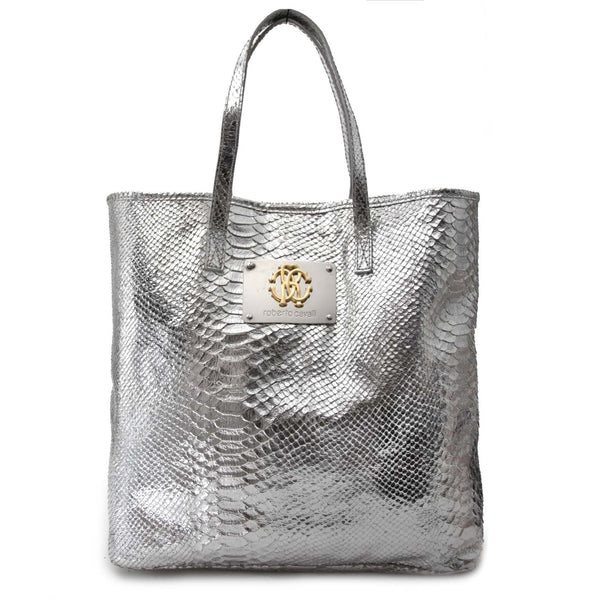 Roberto Cavalli Silver Python Bag – Labellov