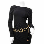 Roberto Cavalli Gold Snake Chain Belt at the best price 2017