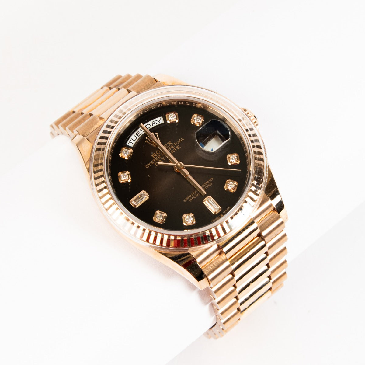 Rolex Day Date 36 Everose Gold 128235
