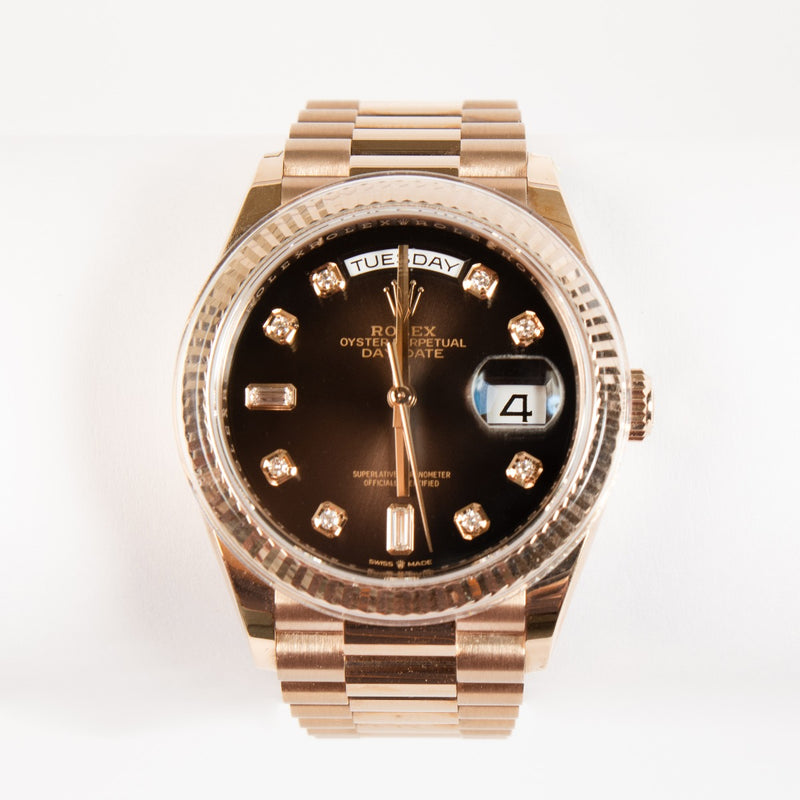 Rolex Day Date 36 Everose Gold 128235
