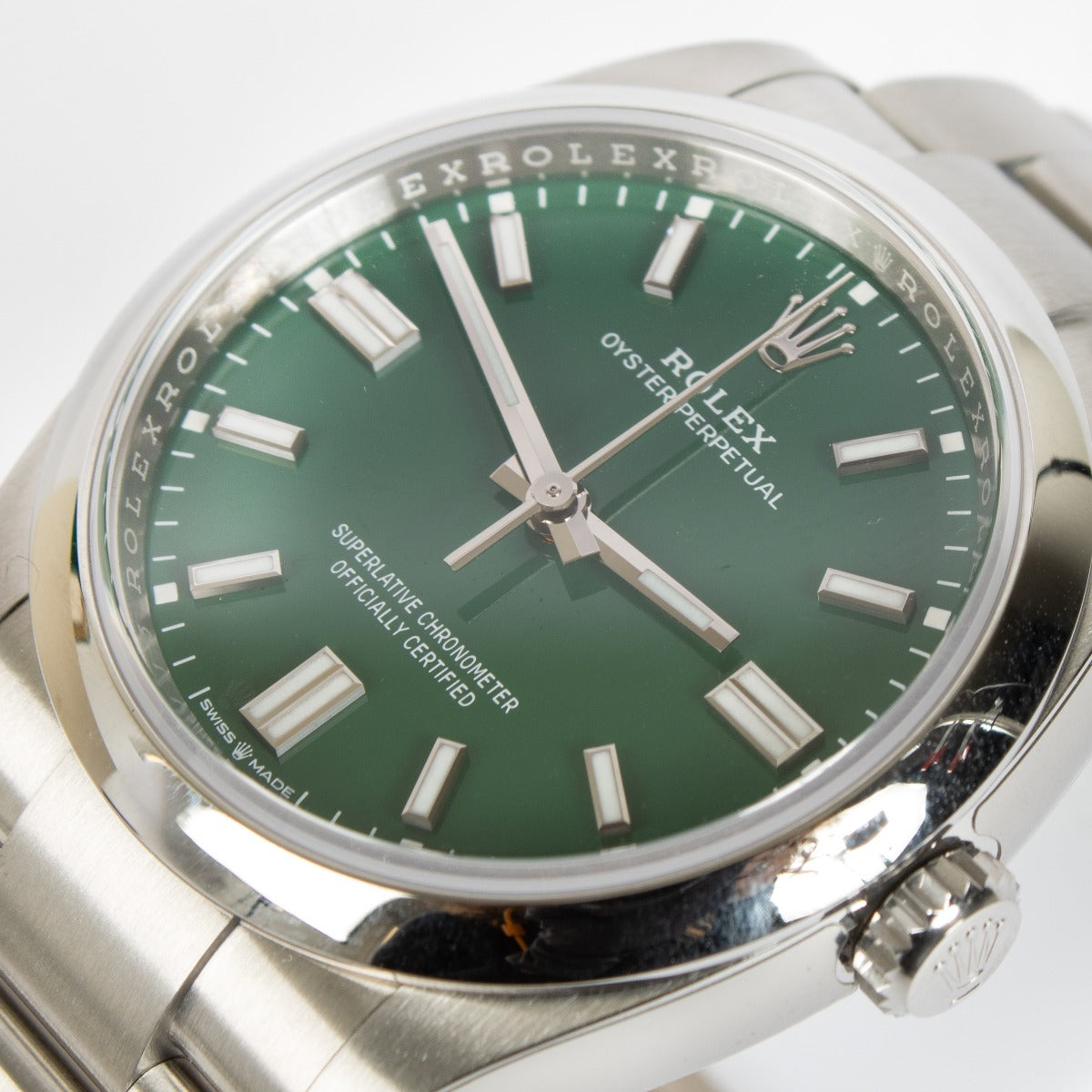 Rolex Green Dial Oyster Perpetual 36 Watch