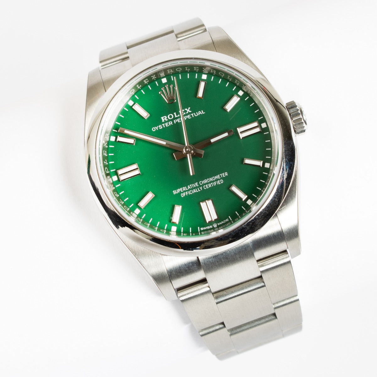 Rolex Green Dial Oyster Perpetual 36 Watch