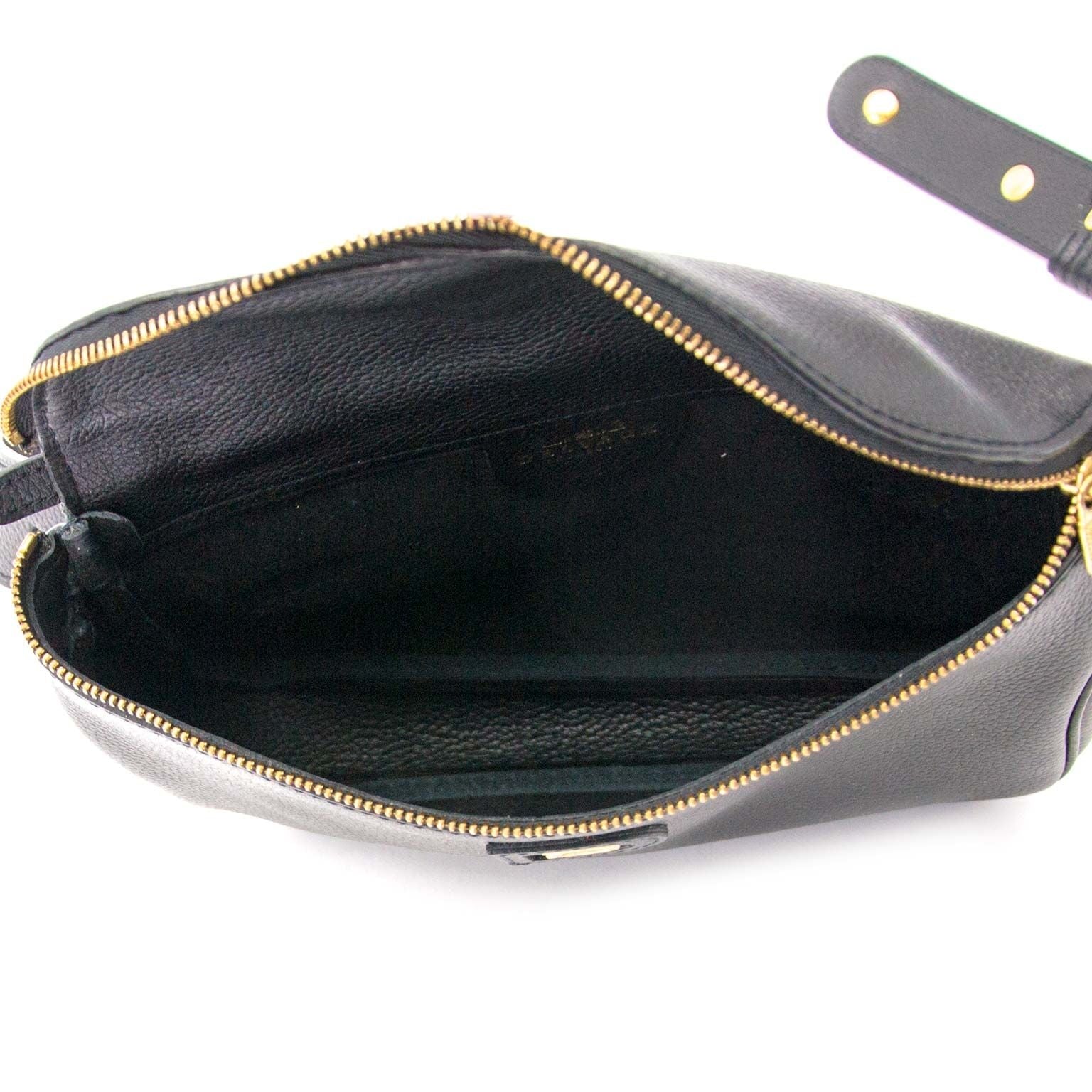 koop Delvaux Black Hip Bag aan een goede prijs