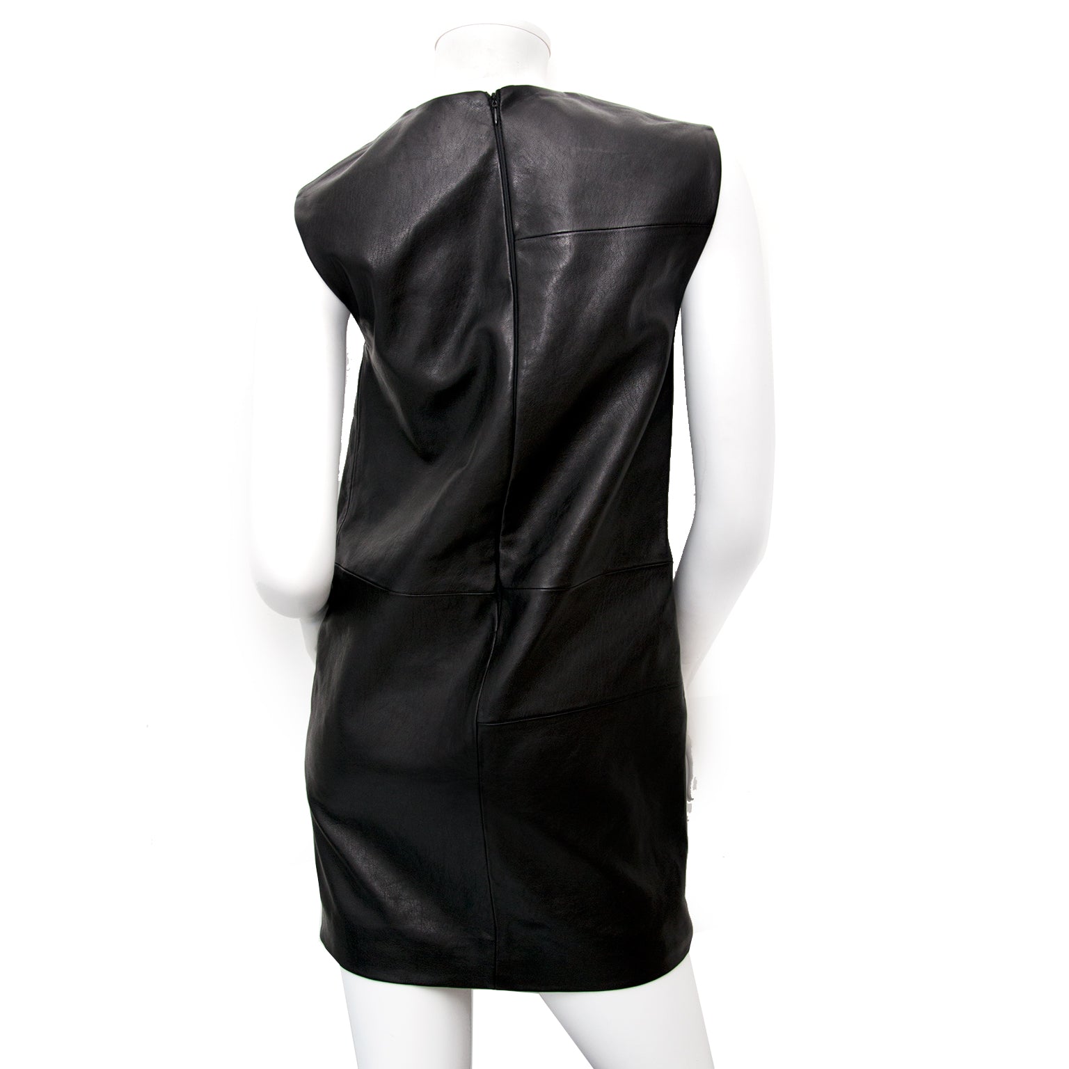 saint laurent mondrian leather dress now online at labellov.com