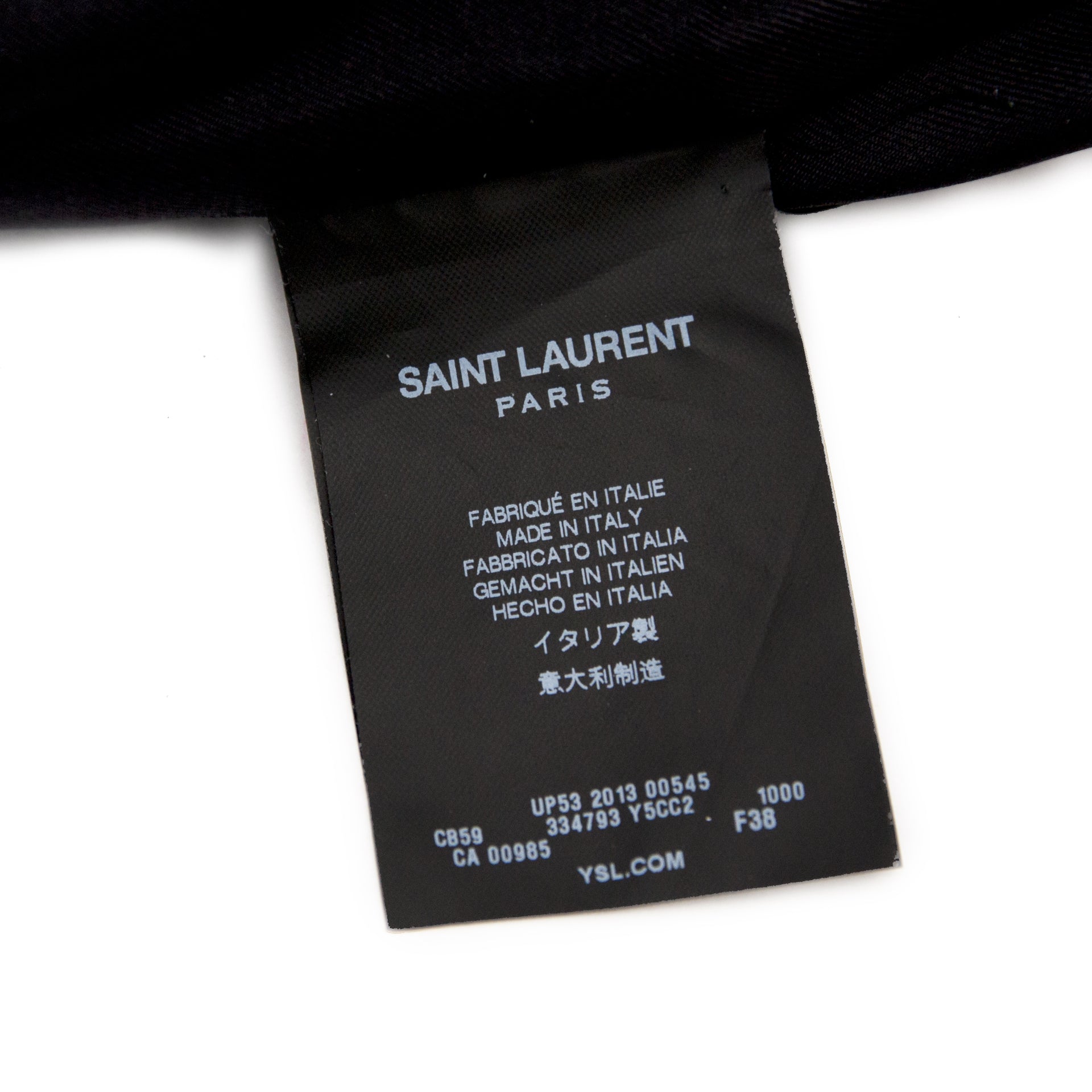 Acheter en ligne chez labellov.com pour le meilleur prix saint laurent robe noir en cuir