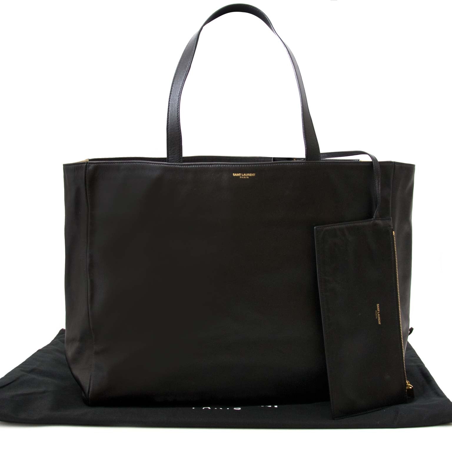 achetez Saint Laurent Black East West Shopper chez labellov pour le meilleur prix