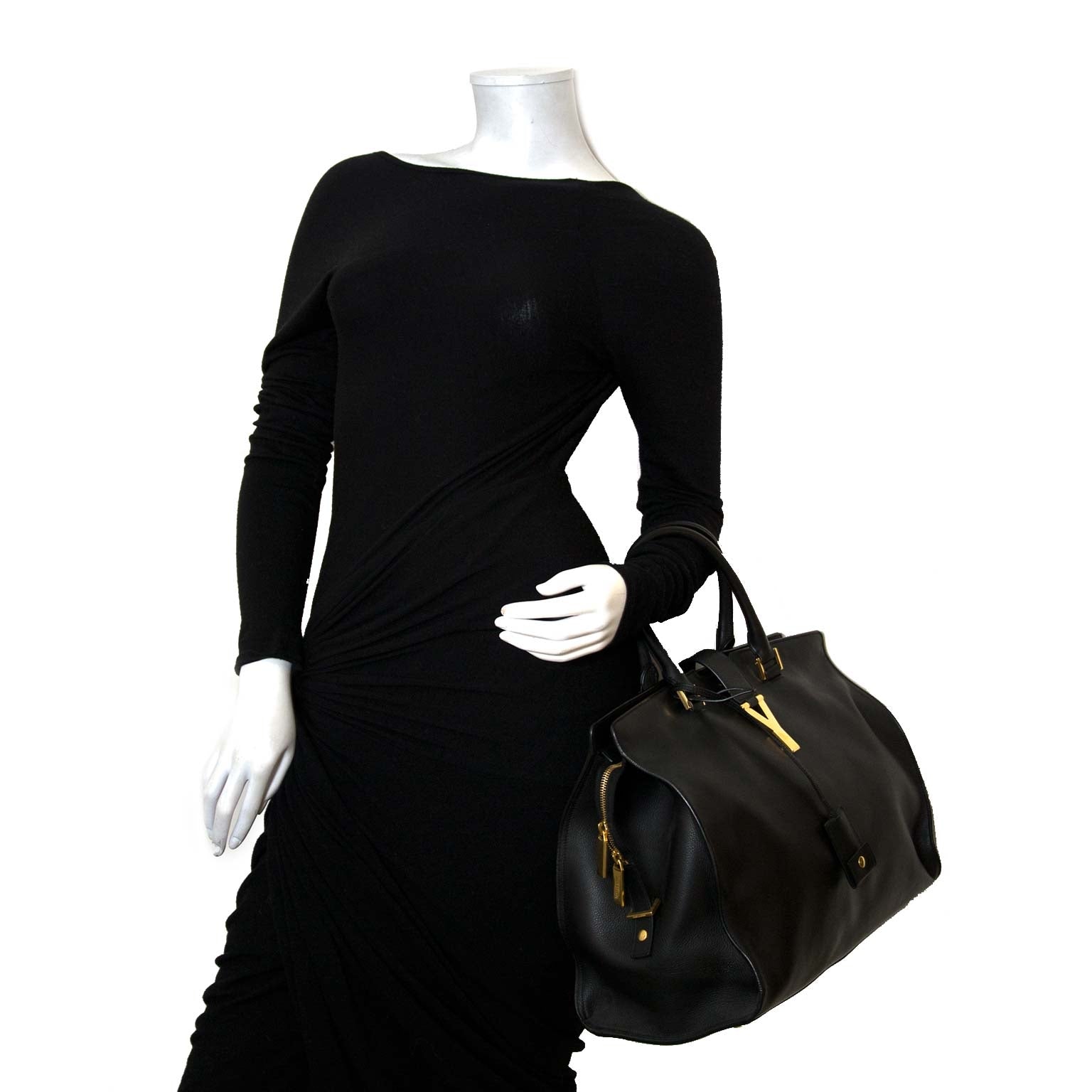 koop saint laurent cabas y tassen bij labellov vintage mode webshop belgië