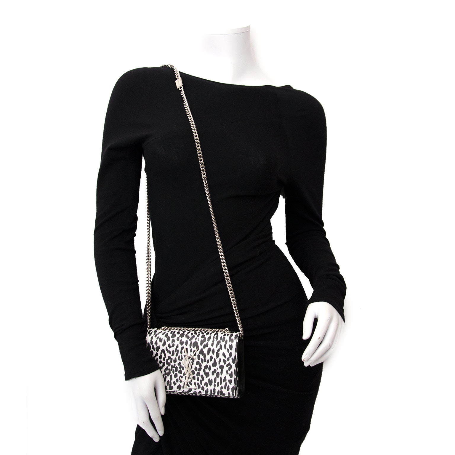 Saint Laurent Mini Monogram Dalmatian Bag for sale online at Labellov Antwerp
