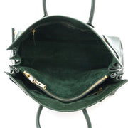 Saint Laurent Dark Green Sac De Jour Bag secondhand