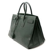 Saint Laurent Dark Green Sac De Jour Bag