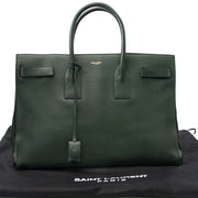 Saint Laurent Dark Green Sac De Jour Bag online tegen de beste prijs