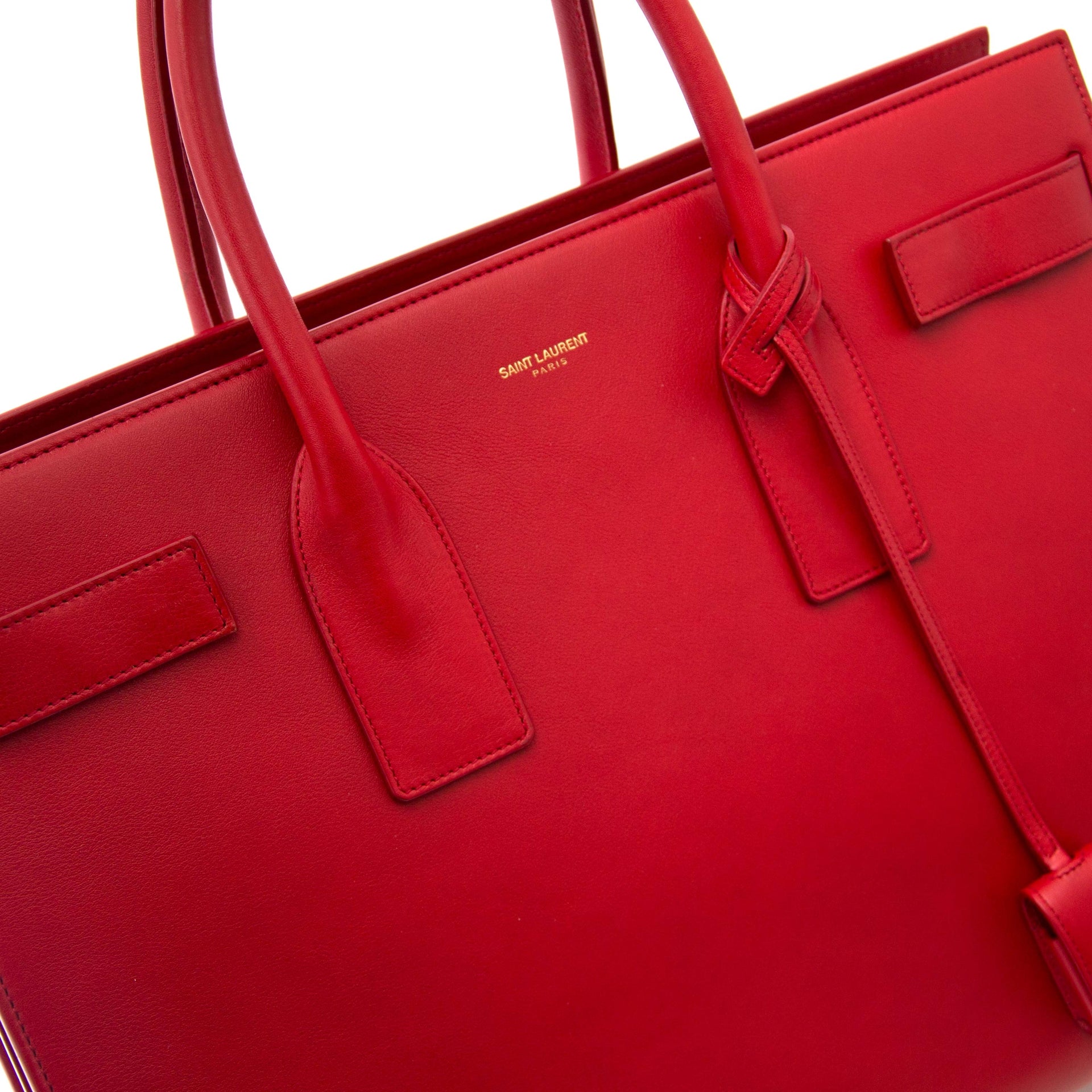 Saint Laurent Red Sac De Jour acheter en ligne seconde main