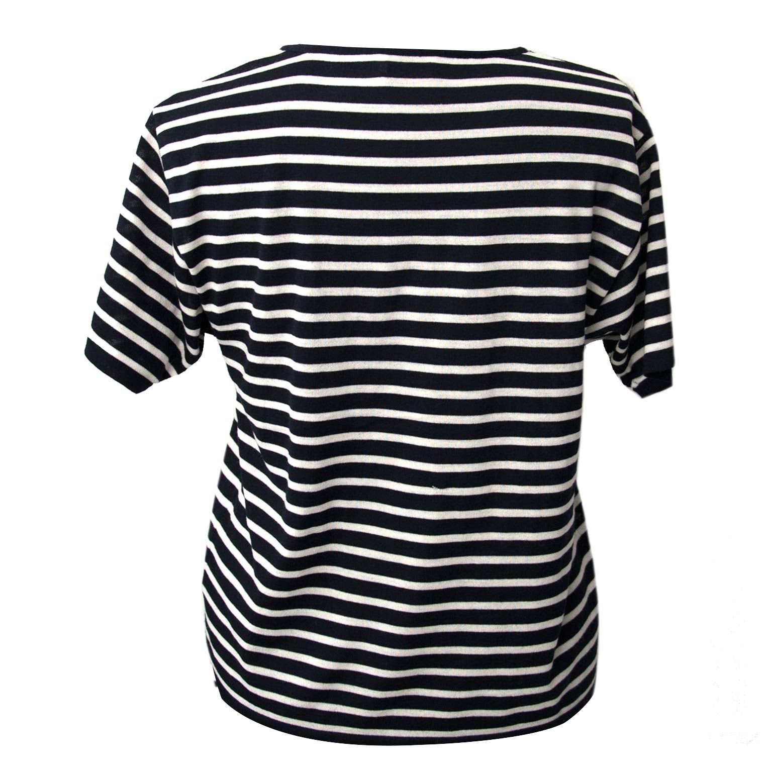 Saint Laurent Striped T-Shirt shop safe online at the best price Saint Laurent Striped T-Shirt