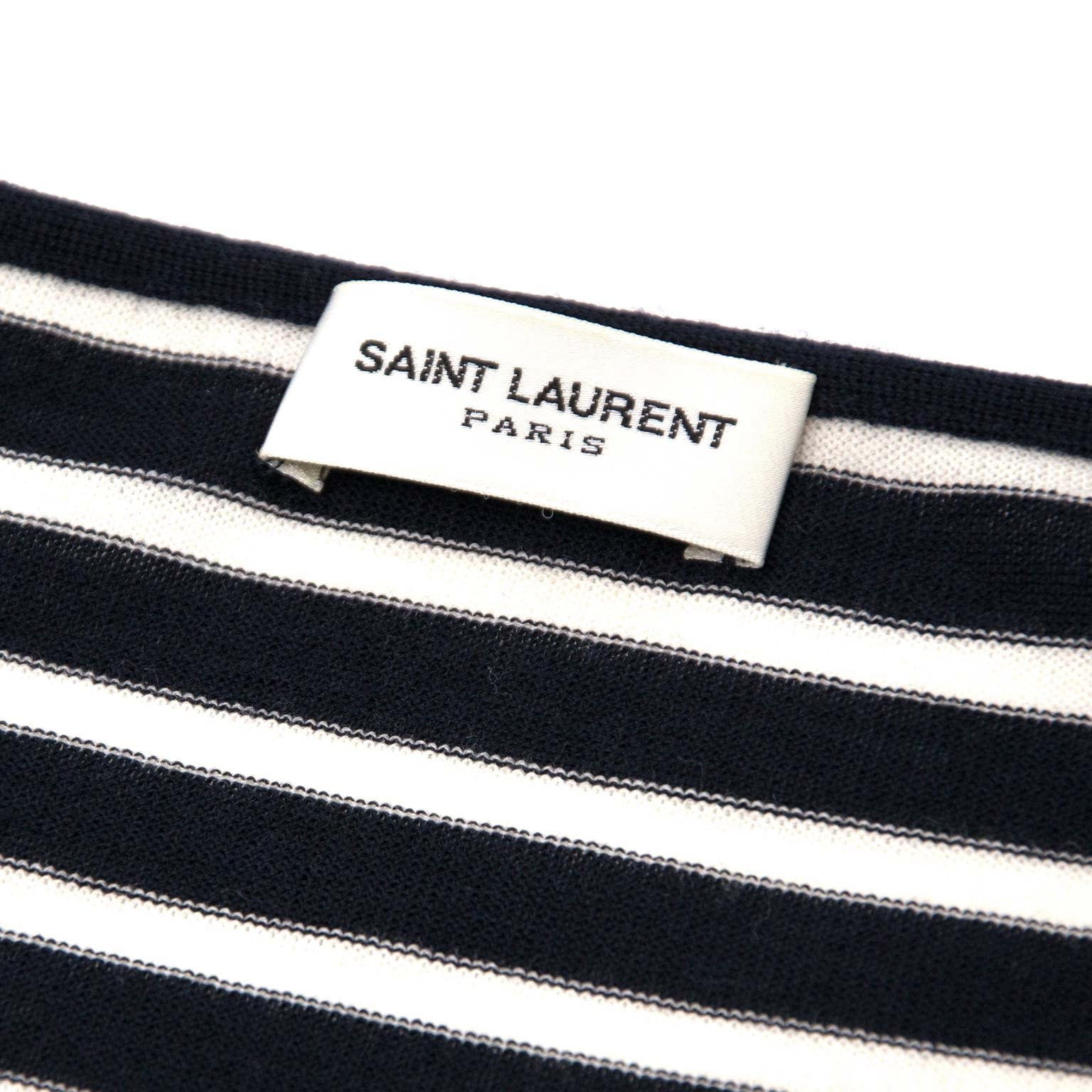 Saint Laurent Striped T-Shirt koop veilig online tegen de beste prijs