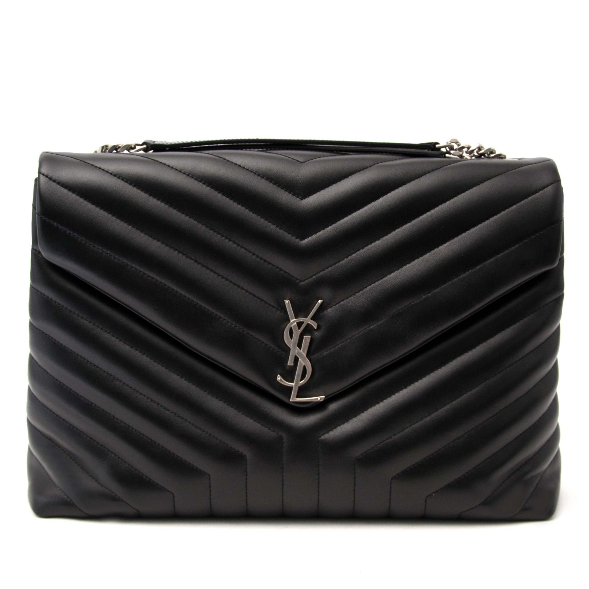 koop veilig online aan de beste pijrs tweedehands Saint Laurent Large Lou Lou bag + Wallet