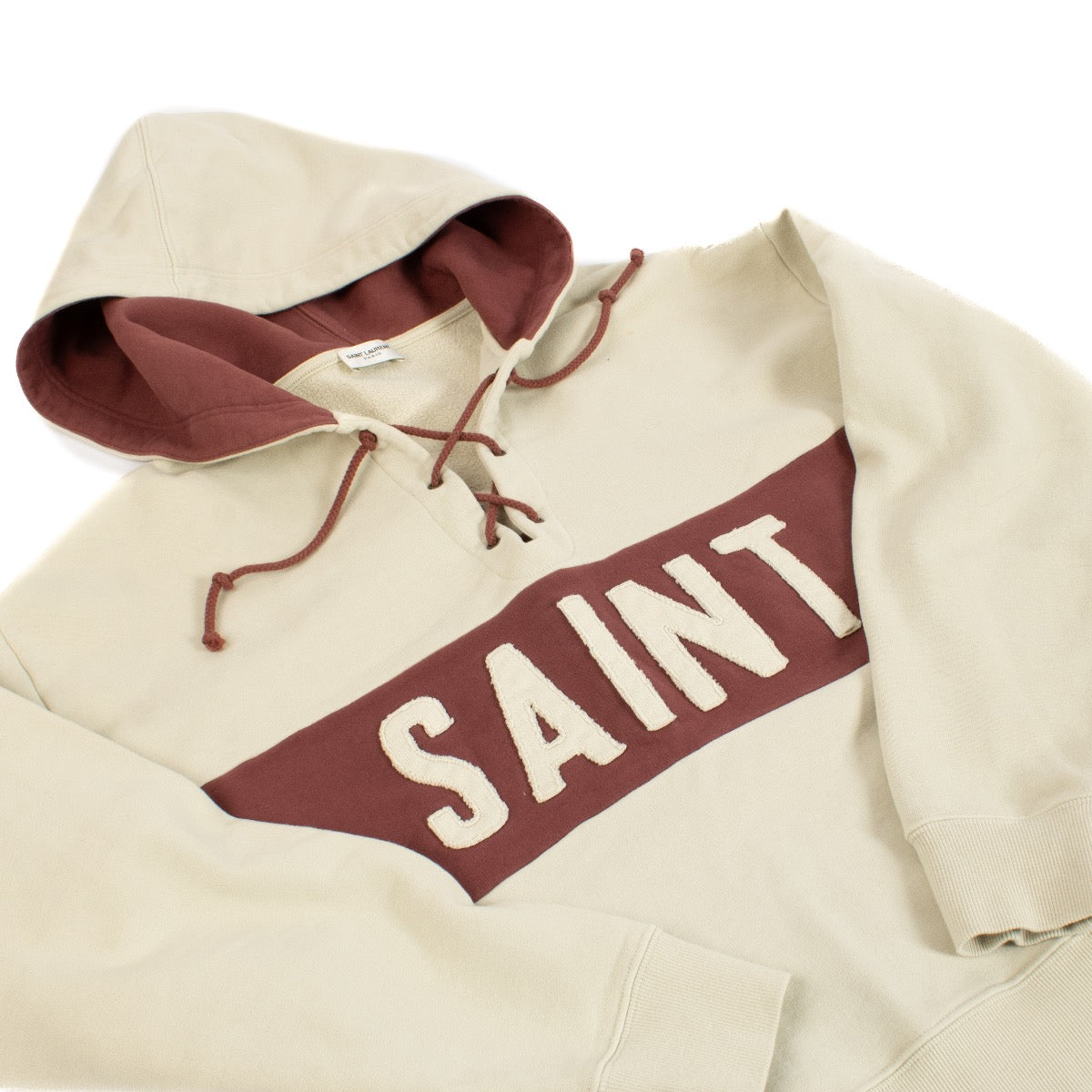 shop 100% authentic second hand Saint Laurent Beige Hoodie - Size S on Labellov.com
