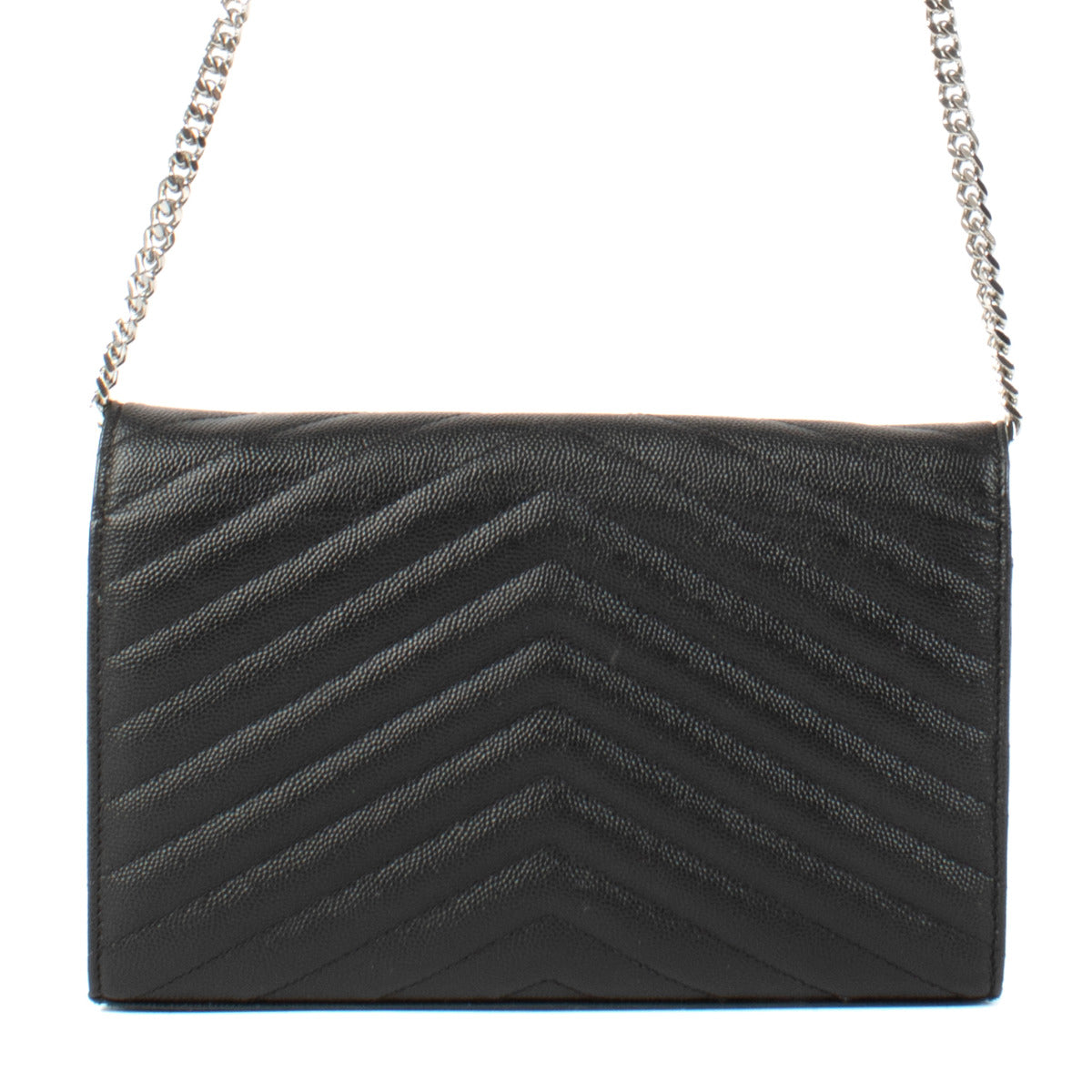 Saint Laurent Zwarte Cassandre Envelope Kettingtas