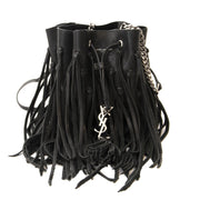 koop veilig online tegen de beste prijs Yves Saint Laurent Black Bucket Bag