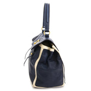 Yves Saint Laurent Muse Two Blue Shoulder Bag now nu te koop bij labellov vintage webshop aan de laagste prijs