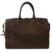 Saint Laurent Brown Cabas Y Tote for sale at Labellov secondhand luxury at Labellov